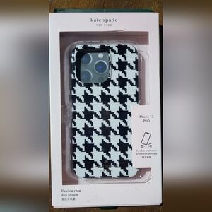 Kate Spade Houndstooth iPhone 13 pro case